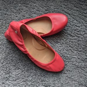 Calvin Klein Preila Scruched Slip On Flats